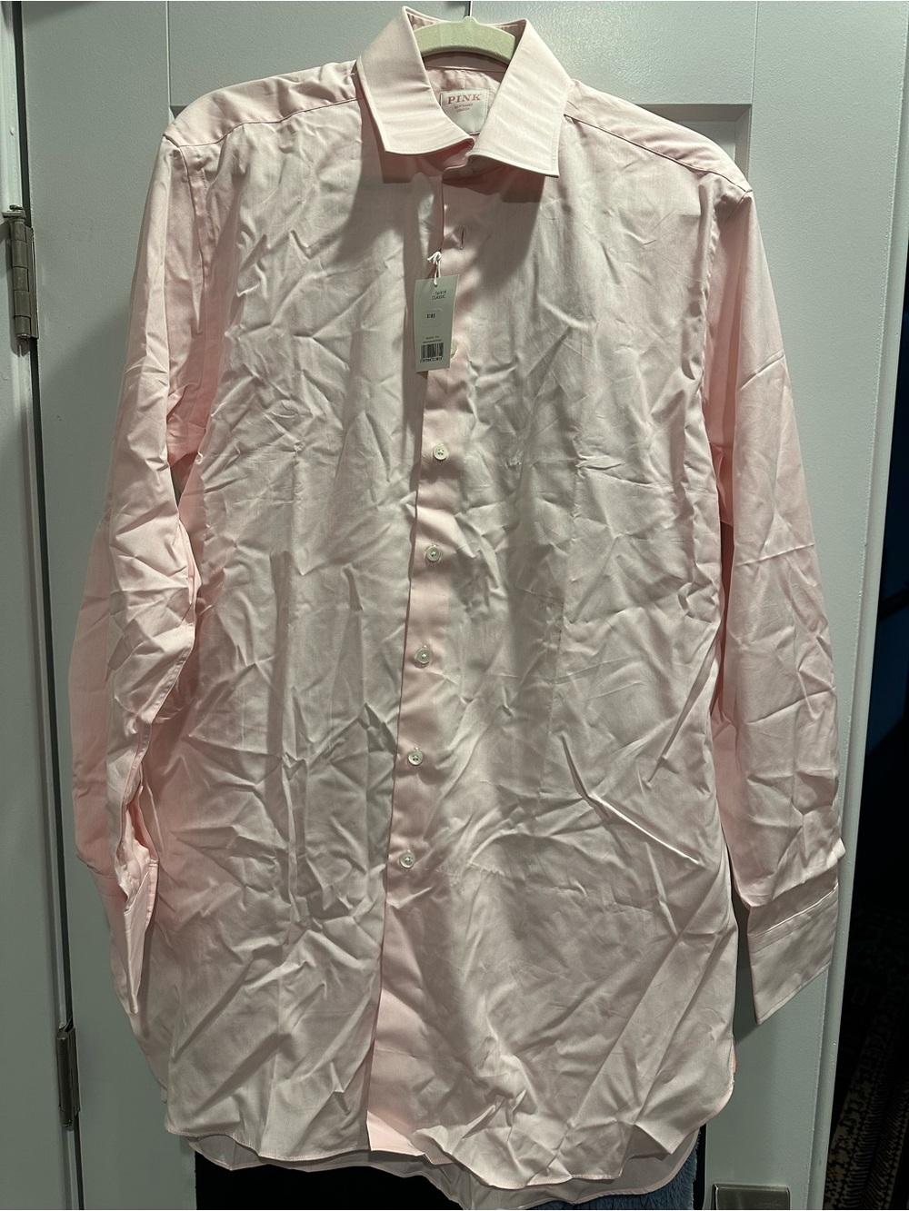 Slim Fit Thomas Pink Dress Shirt - (Men) 16/41R
